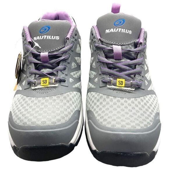 Nautilus Women's Gray Safety Velocity Carbon Toe Work Shoe Size 7.5 NWT - Picture 7 of 13